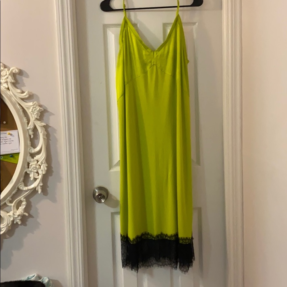 Neon Zara Slip Dress